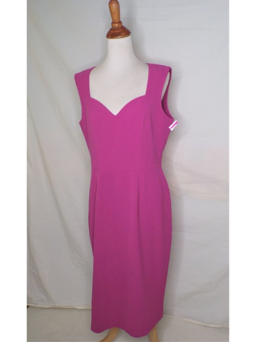 🆕DRESS THE POPULATION Elle Sheath Dress Pink XX-Large 14-16 - Picture 5 of 8